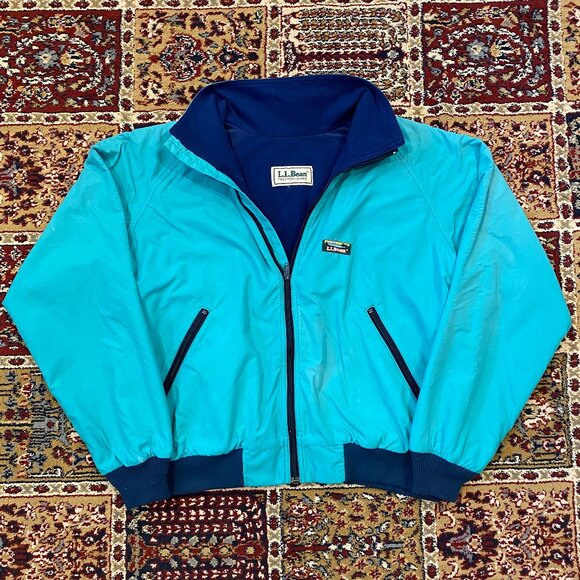 Women's vintage 90s L.L. Bean USA zip up windbreaker - Picture 1 of 3